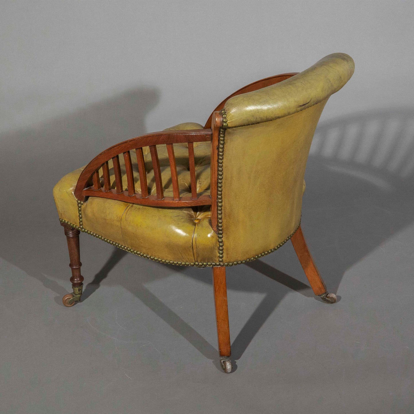 Unusual 19th Century Slipper Chair