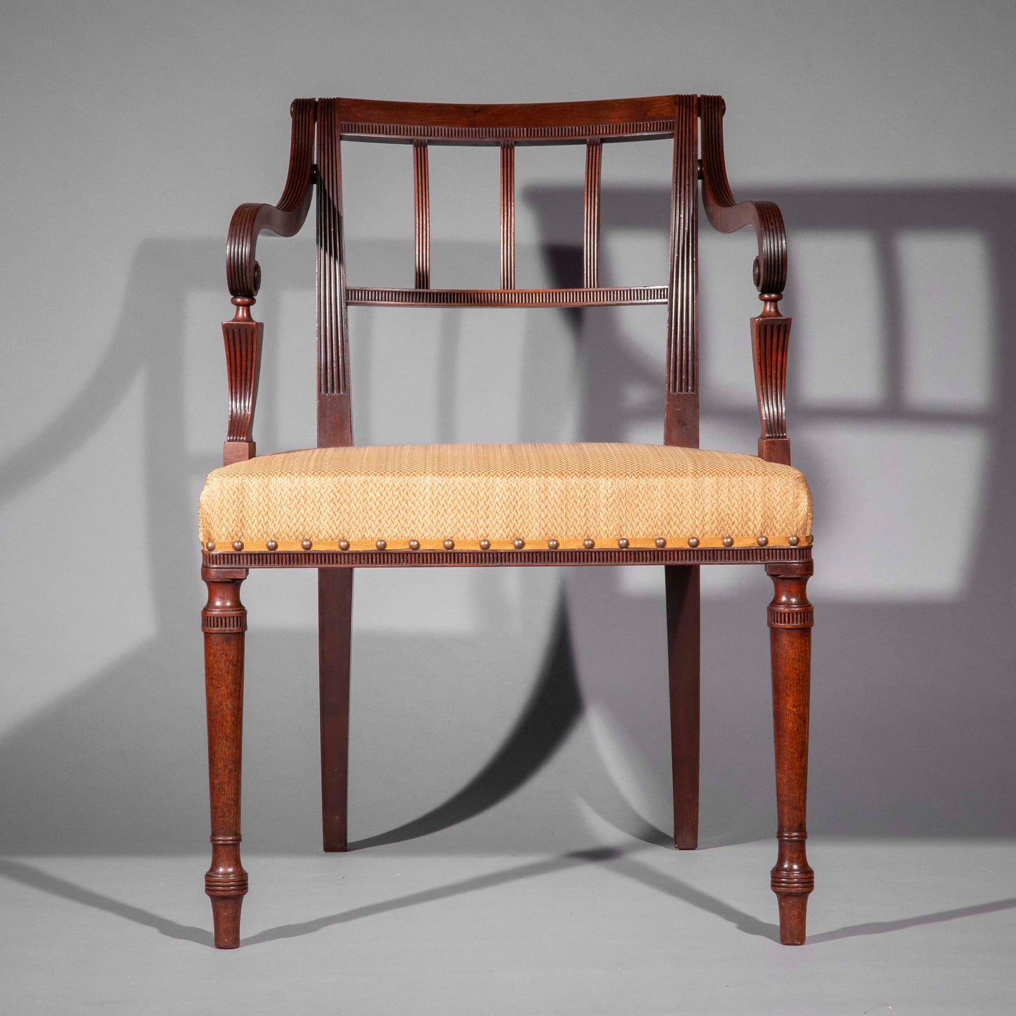 Fine George III Open Armchair