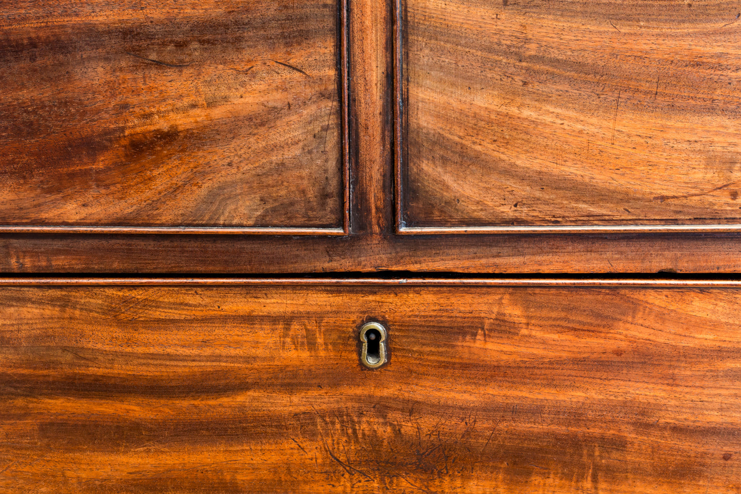 George III Mahogany Wardrobe Clothes Press