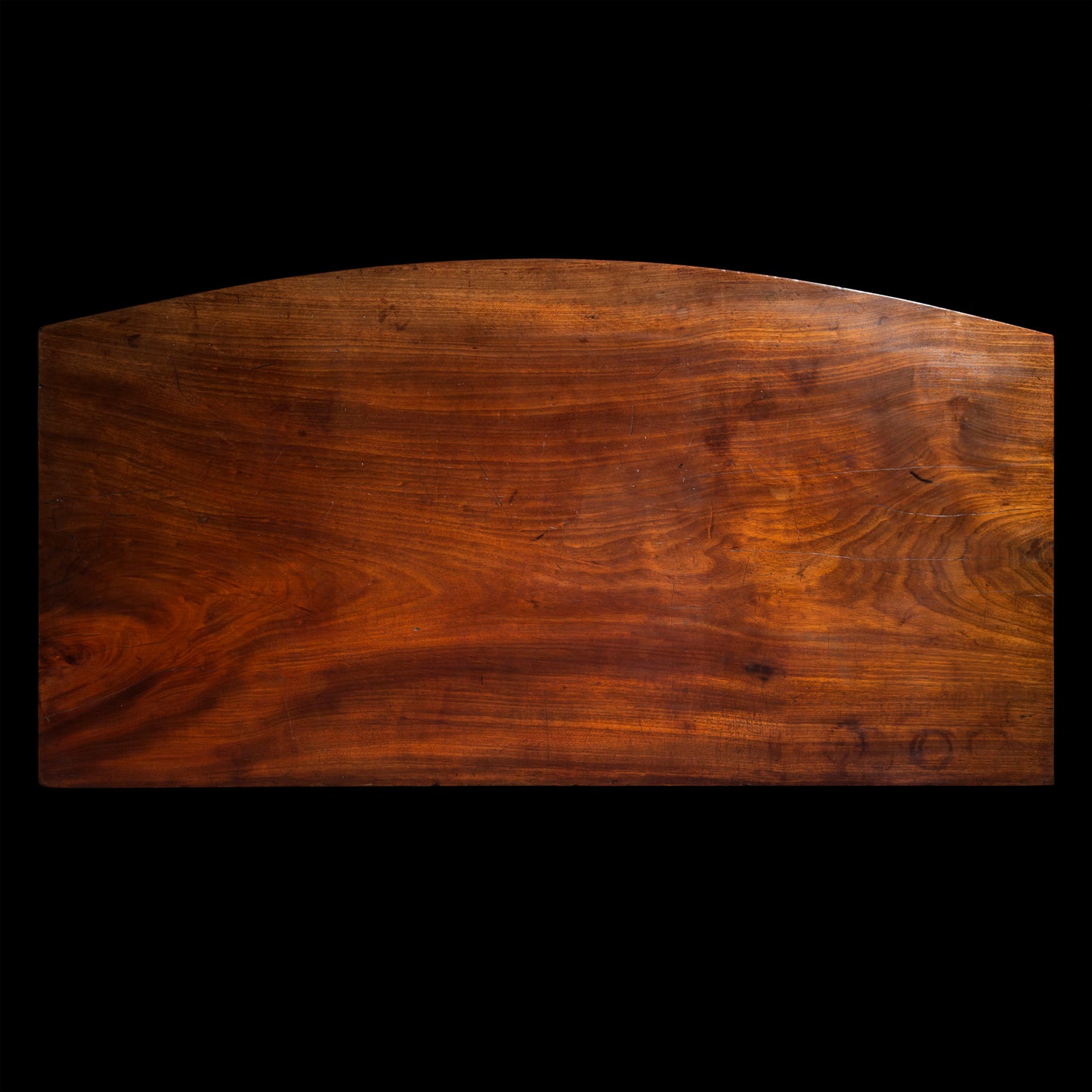 George III Mahogany Bow-Front Commode, Attributed to Gillows