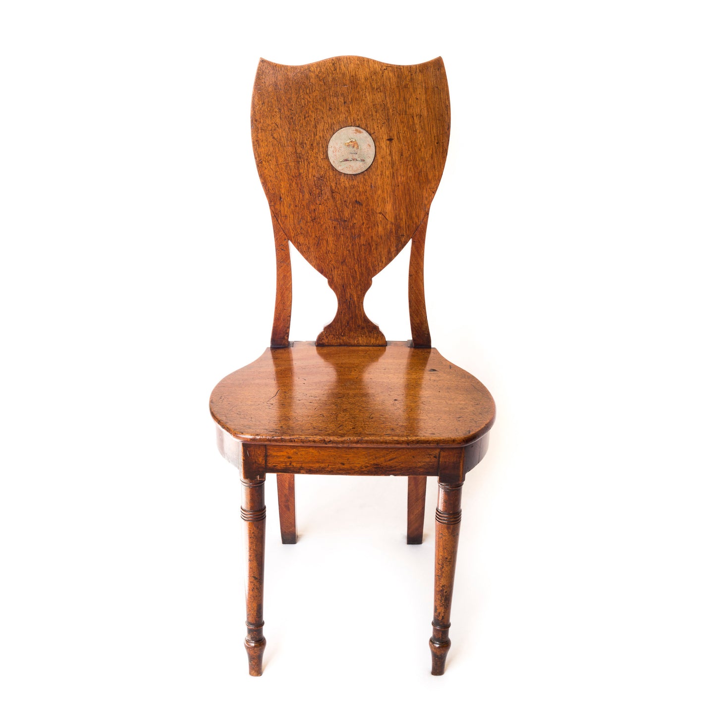 Pair of George III Irish Hall Chairs