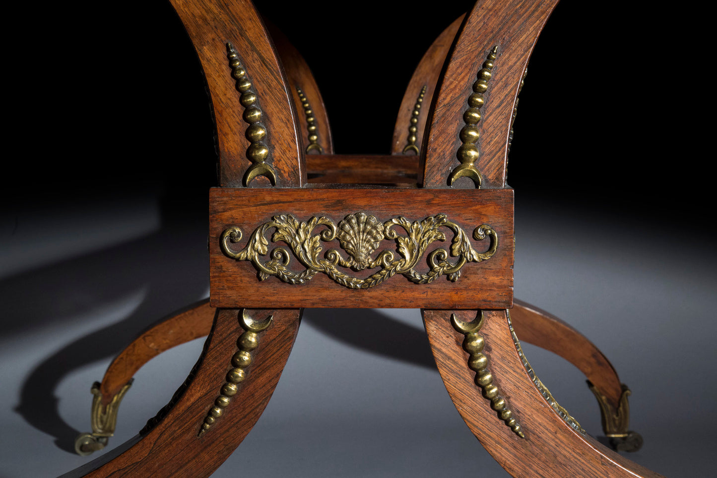 Regency Ormolu Mounted Library Table, attributed to George Oakley