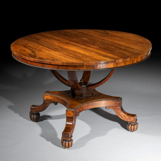 Regency Centre Table attributed to Gillows