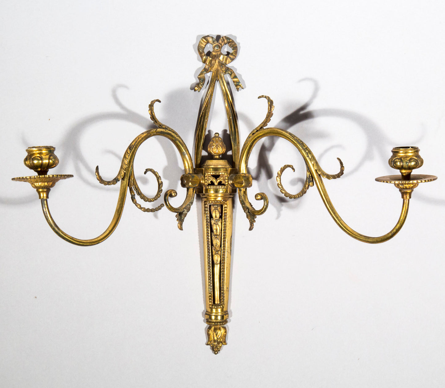 Antique Neoclassical Ormolu Wall Sconce