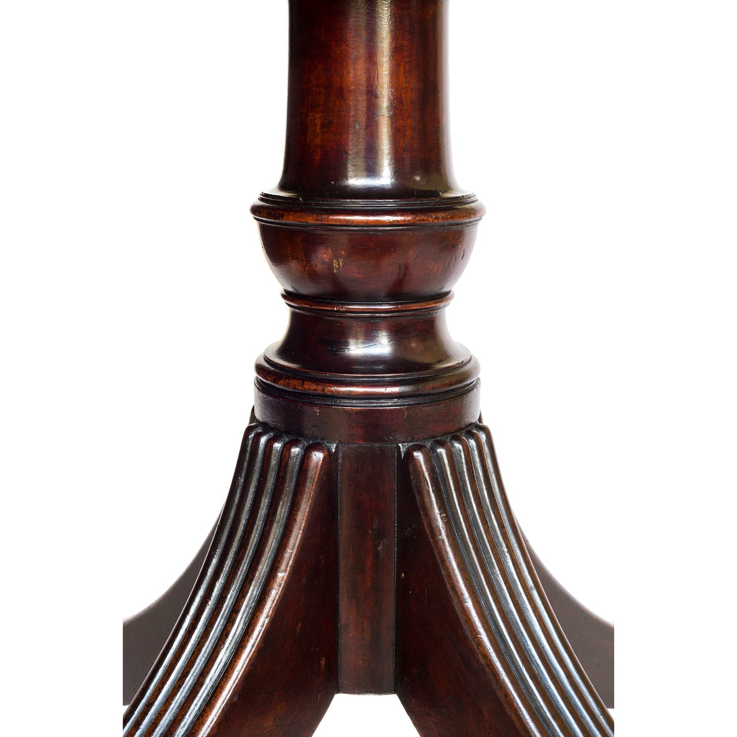 Fine George III Figured Mahogany Breakfast Table