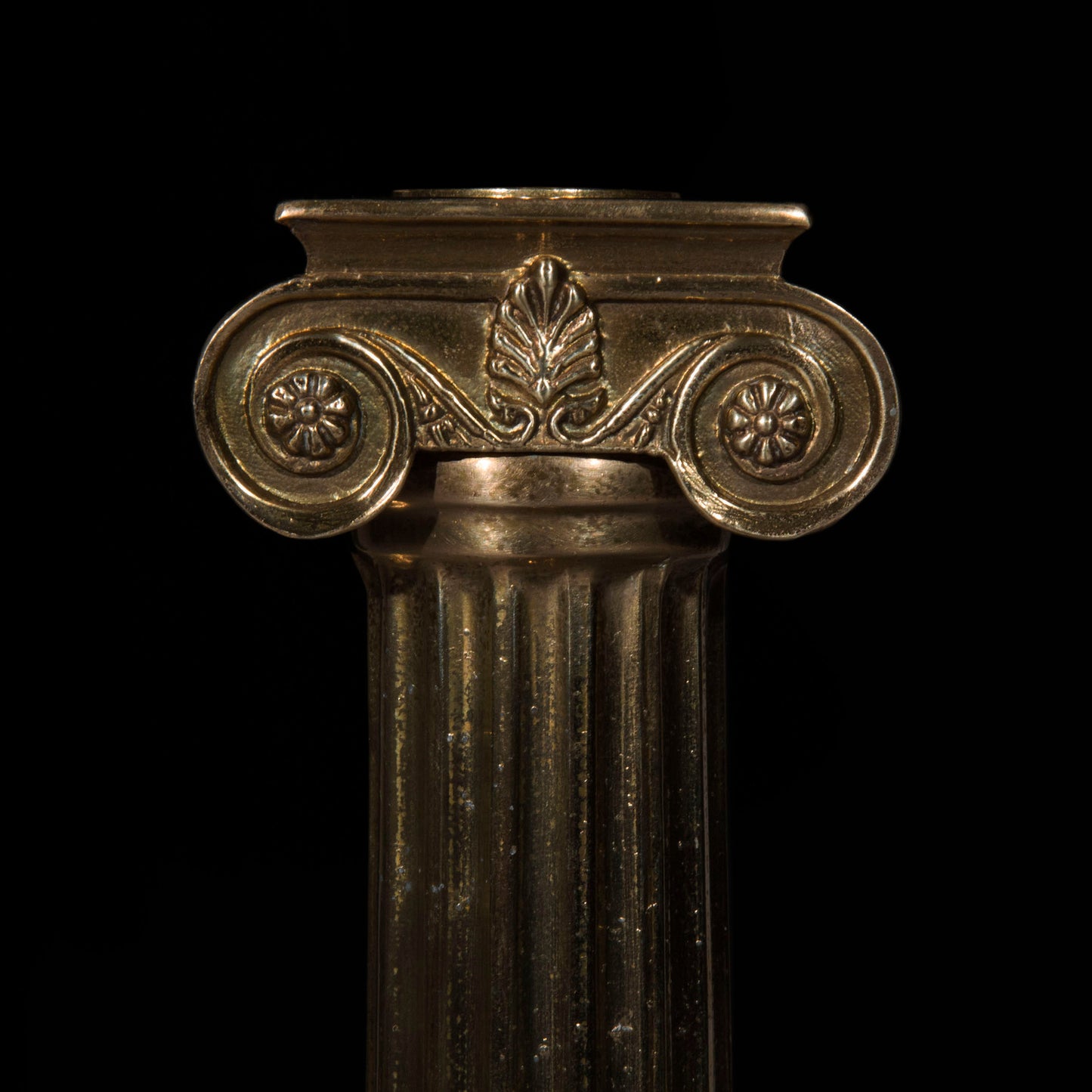 Pair of Ionic Column Table Lamps