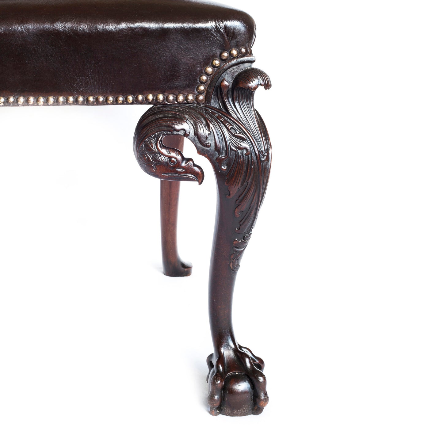 Fine Pair of George II Style Mahogany Side Chairs