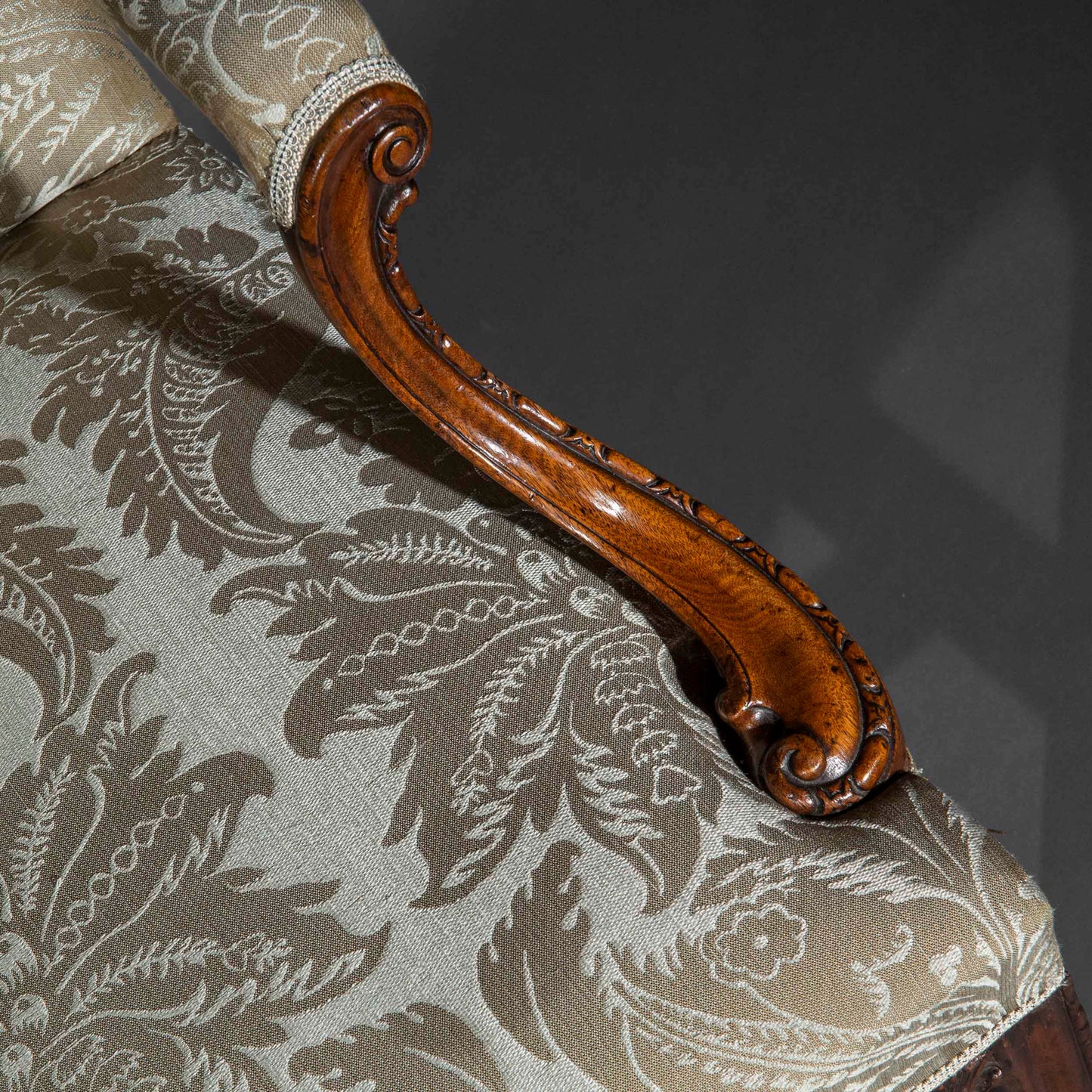 Fine Chippendale Gainsborough Armchair