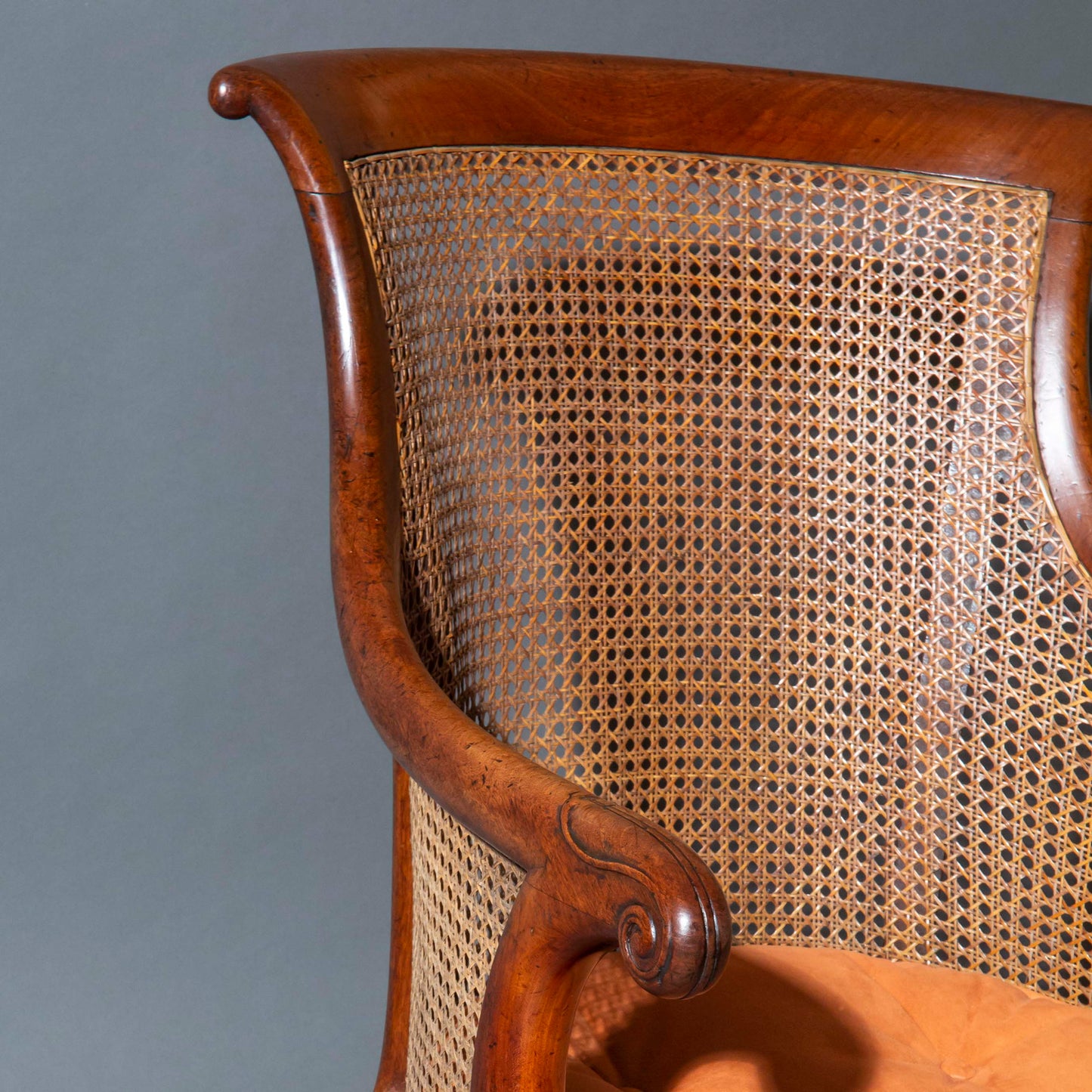Pair of Regency Bergère Armchairs