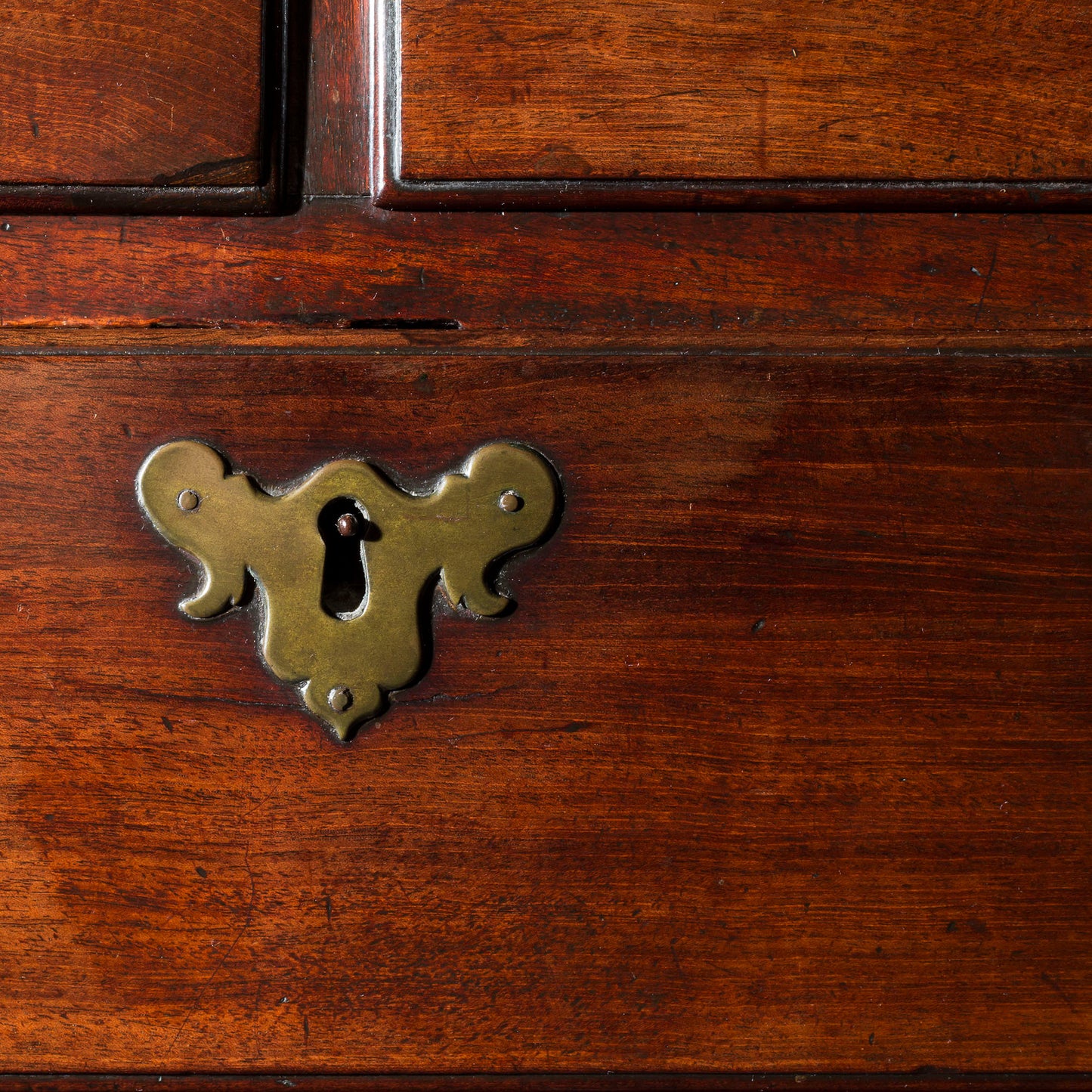 Fine George II Red Walnut Chest of Drawers