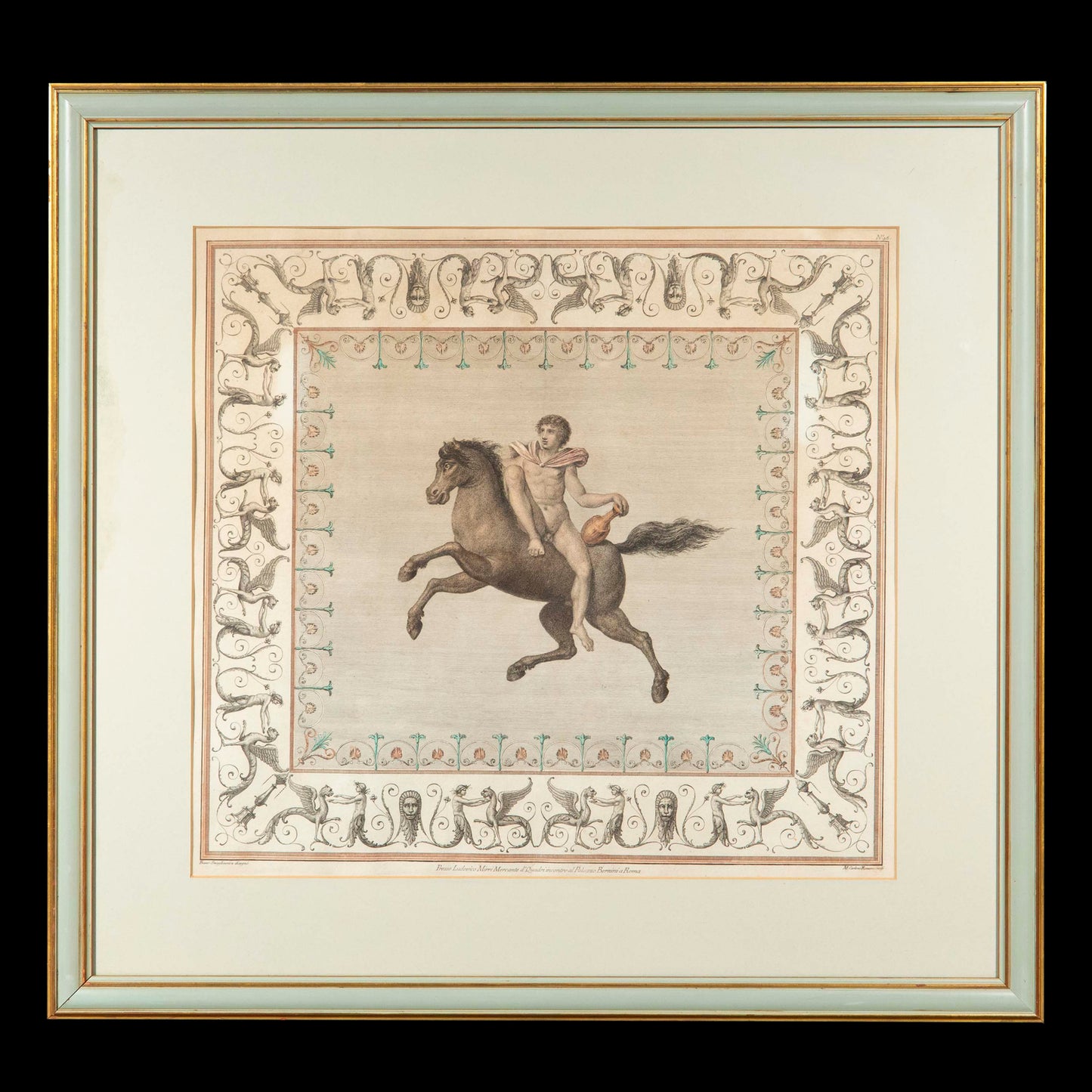 Rare 18th Century Grand Tour Engraving