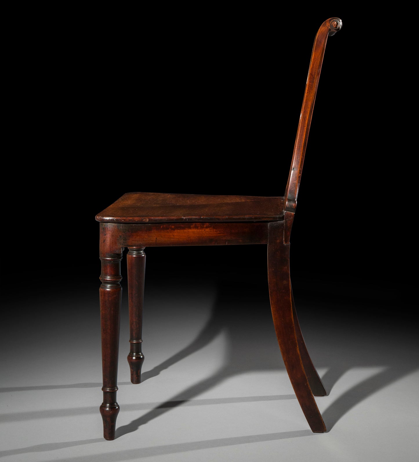 Regency Mahogany Hall Chair