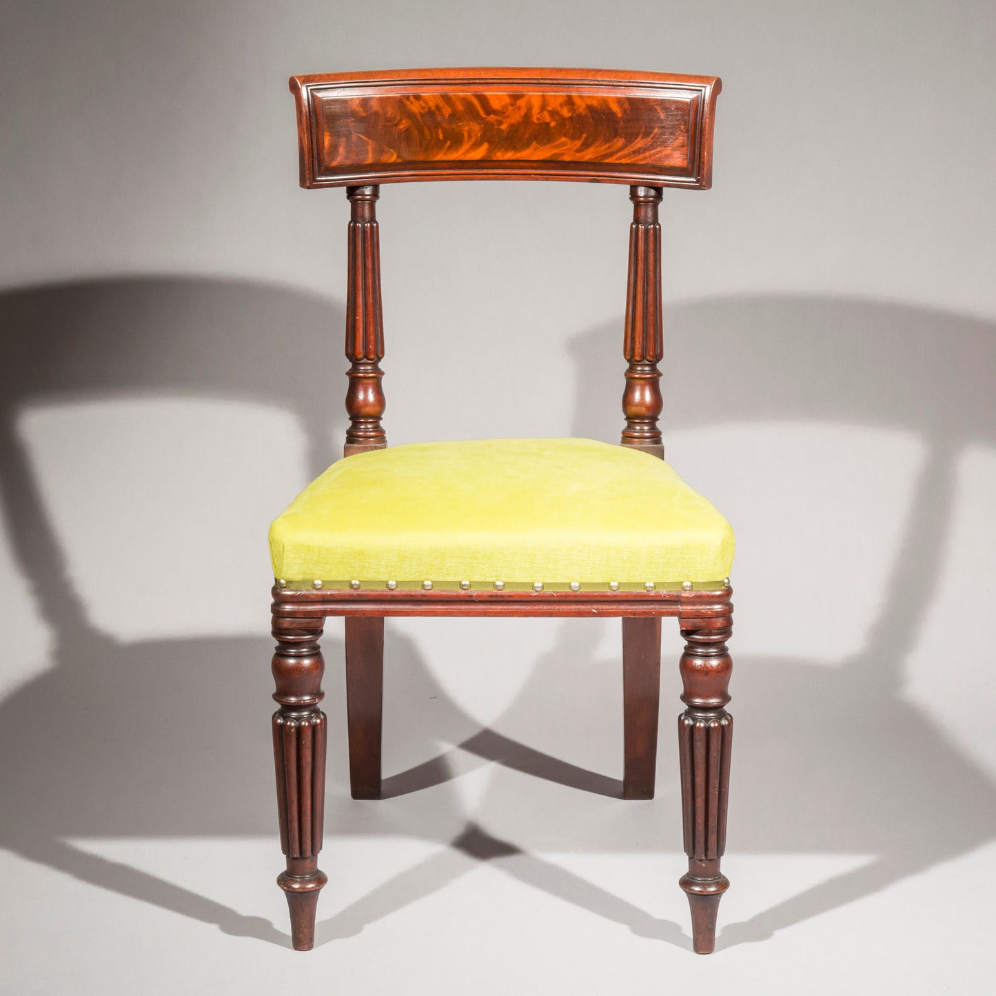 Pair of Regency Side Chairs, in the manner of George Bullock