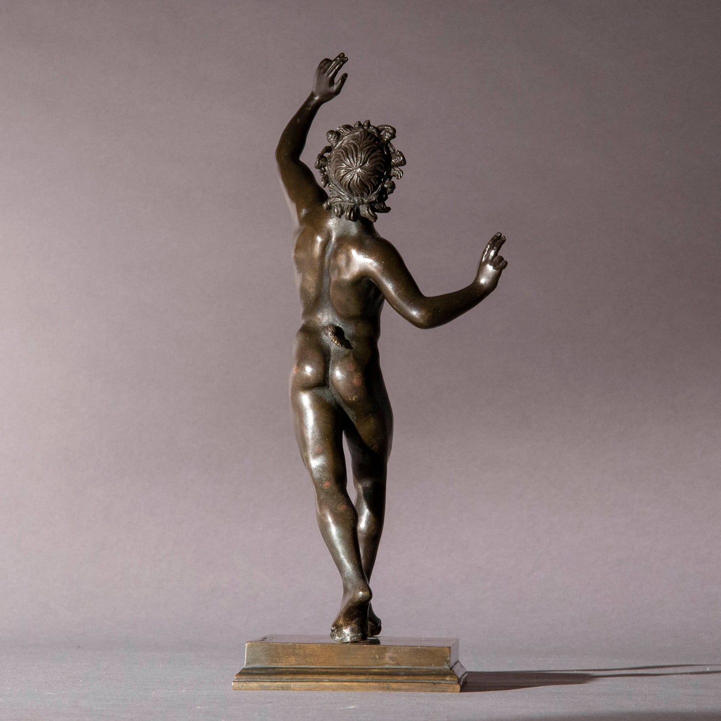 Grand Tour Bronze Dancing Faun of Pompeii