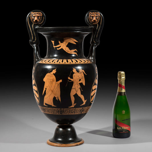Massive Grand Tour Volute Krater Vase