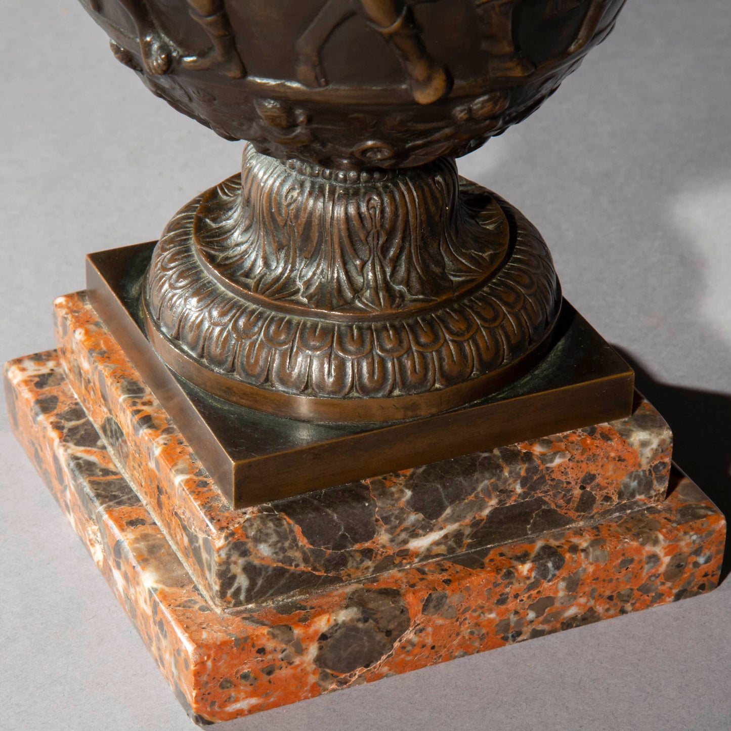 Antique Bronze Volute Krater