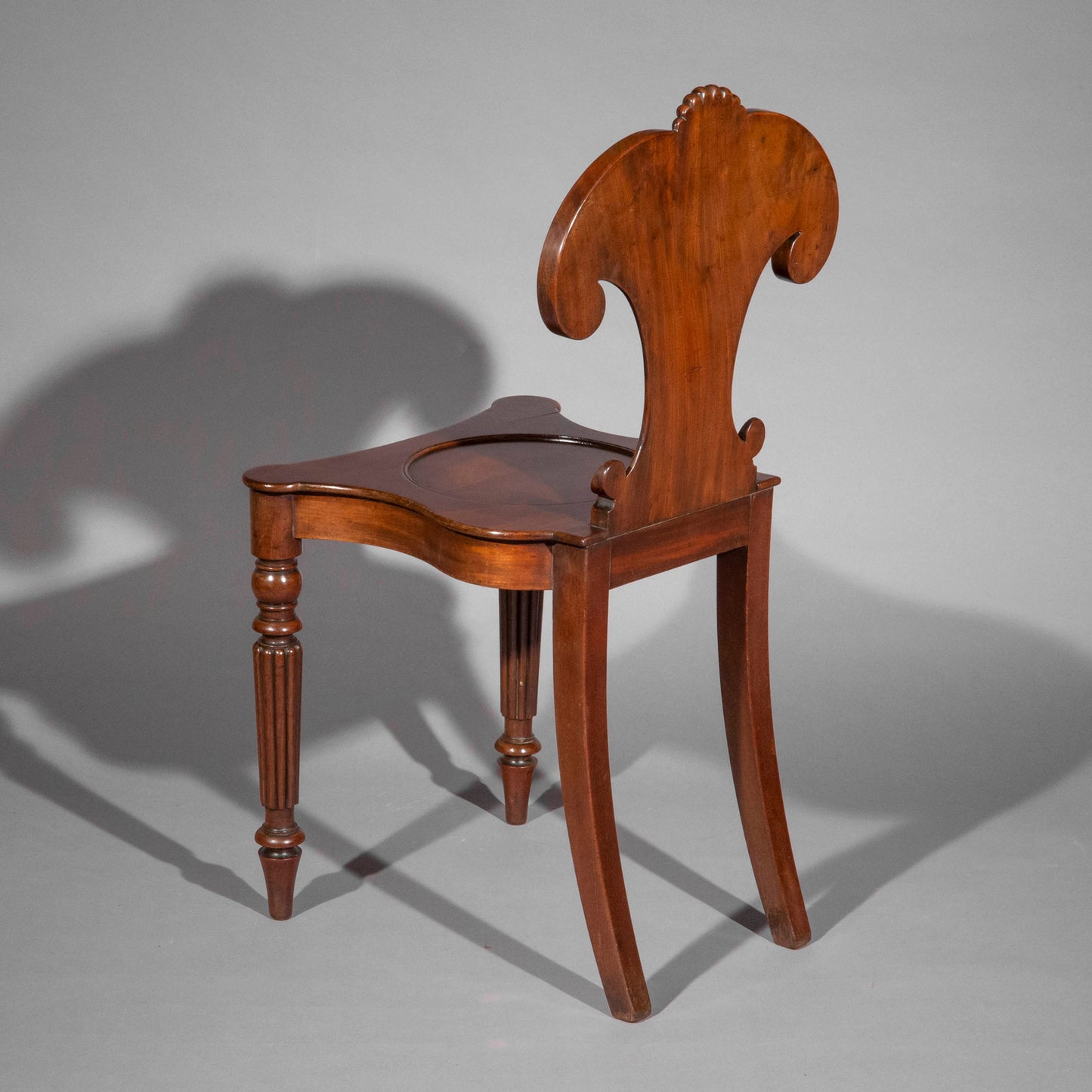 Pair of Regency Hall Chairs, attributed to Gillows