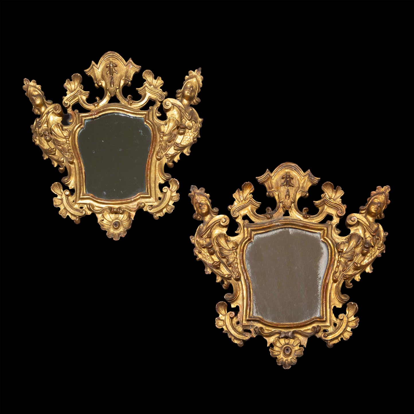 Pair of 18th Century Italian Wall Mirrors
