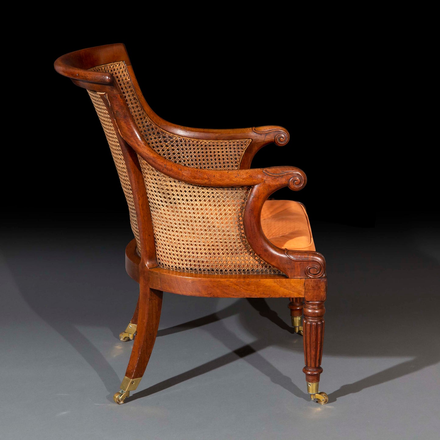 Pair of Regency Bergère Armchairs