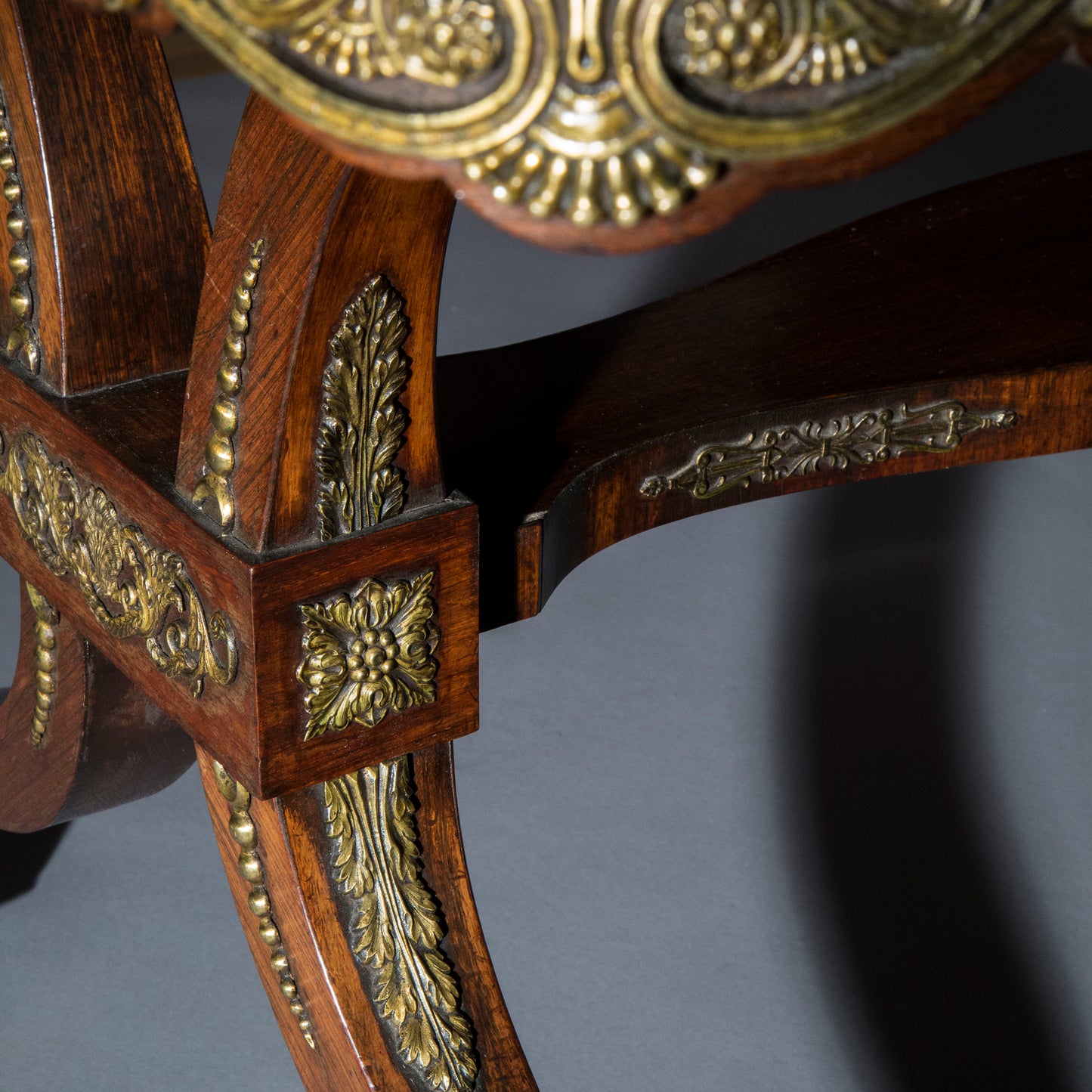 Regency Ormolu Mounted Library Table, attributed to George Oakley