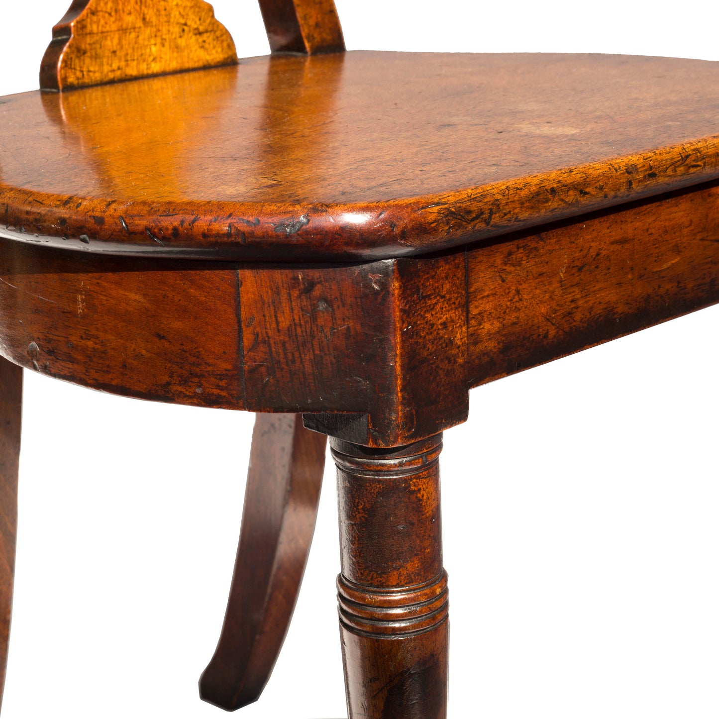 Pair of George III Irish Hall Chairs