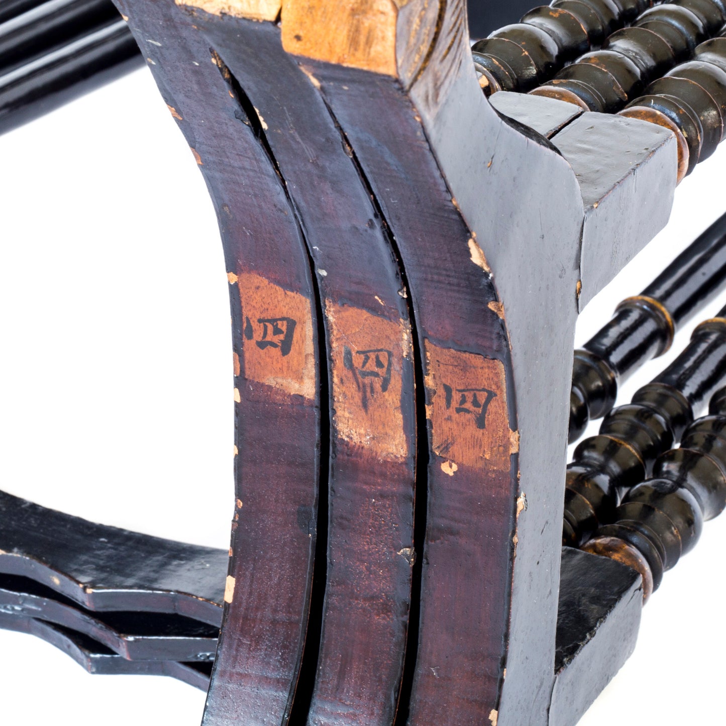 Early 19th Century Chinese-Export Chinoiserie Nest of Tables