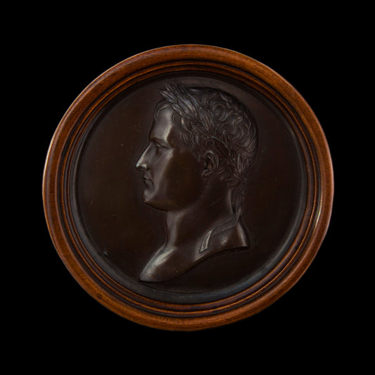 Emperor Napoleon Bonaparte, Early 19th Century 'Bronze' Relief Medallion