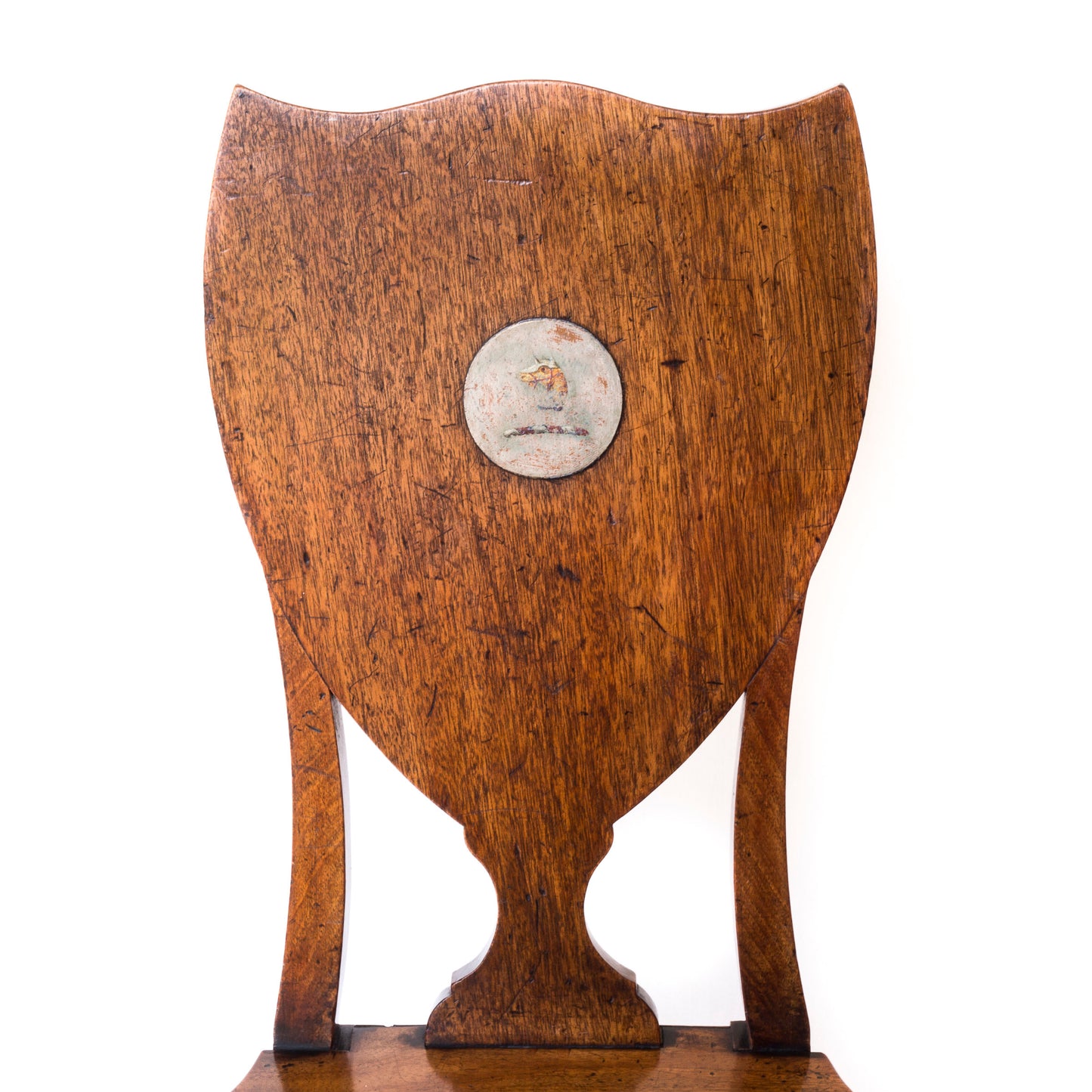 Pair of George III Irish Hall Chairs