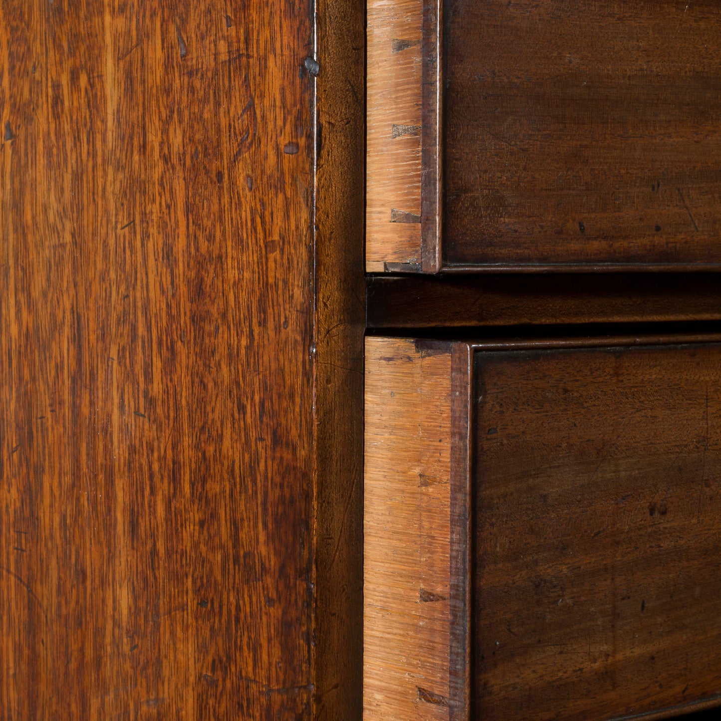 Fine George III Mahogany Bow-Front Commode, Attributed to Gillows