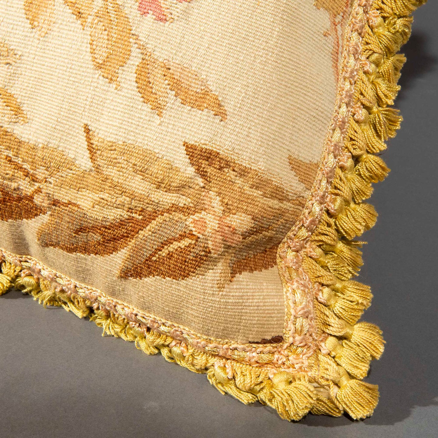 Large 18th Century Aubusson Tapestry Cushion