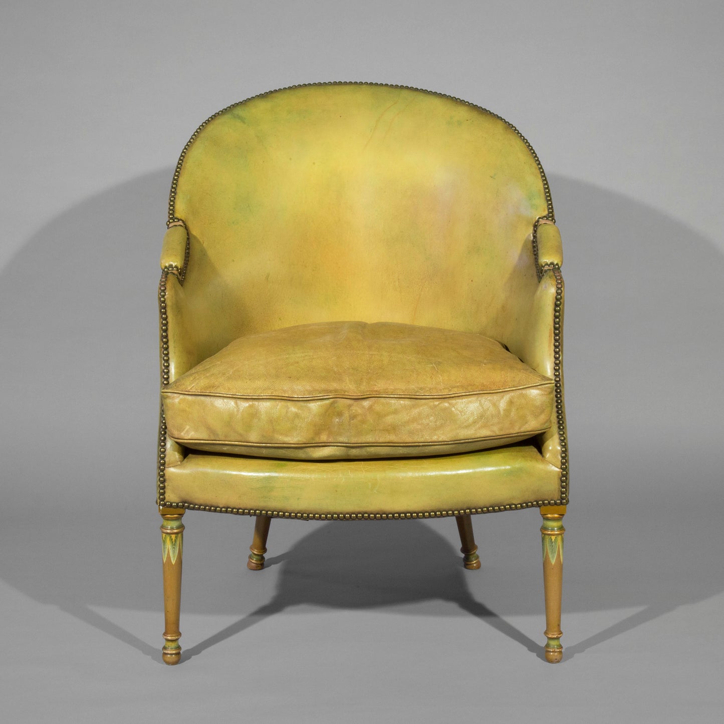 Fine 19th Century Leather Armchair