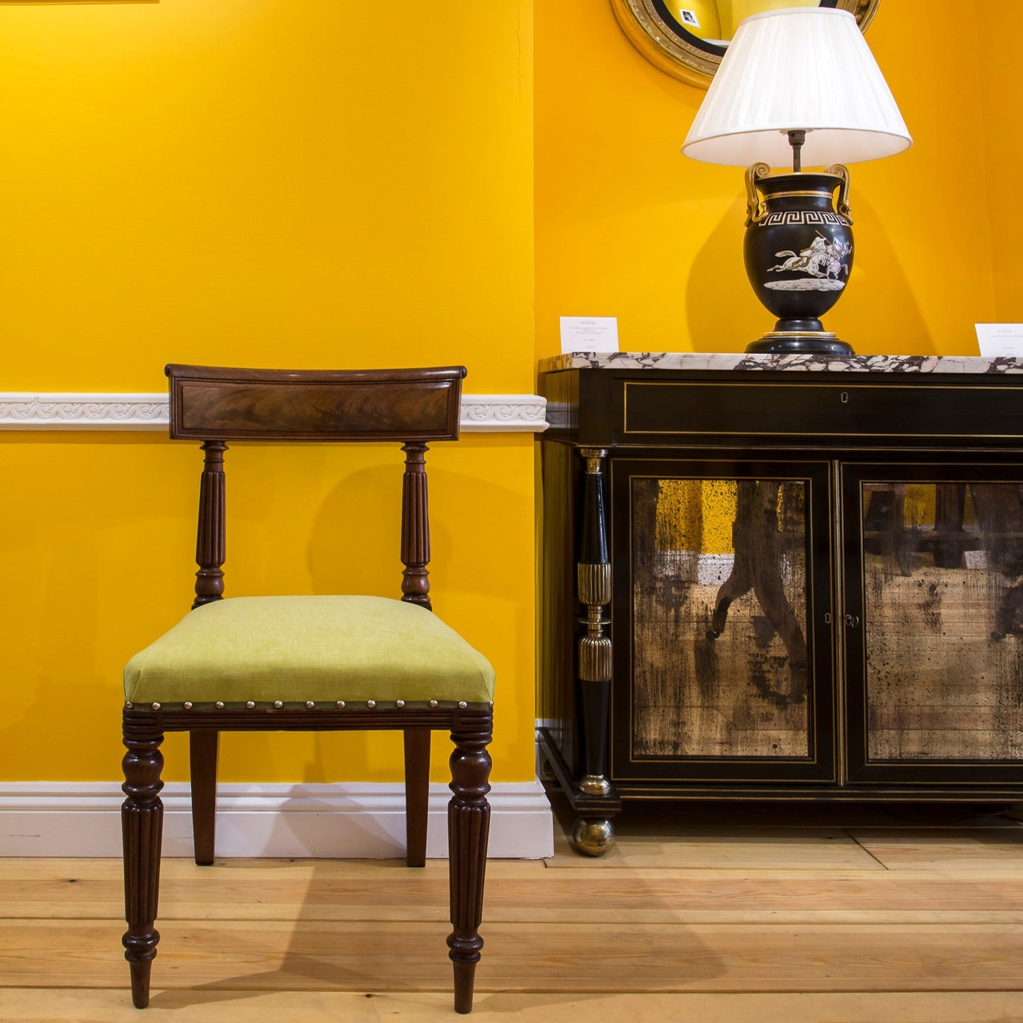 Set of Six Regency Dining Chairs, in the manner of George Bullock
