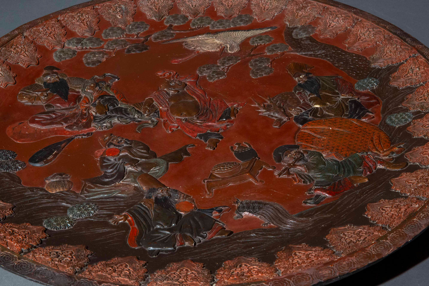 Monumental Japanese Pottery Dish