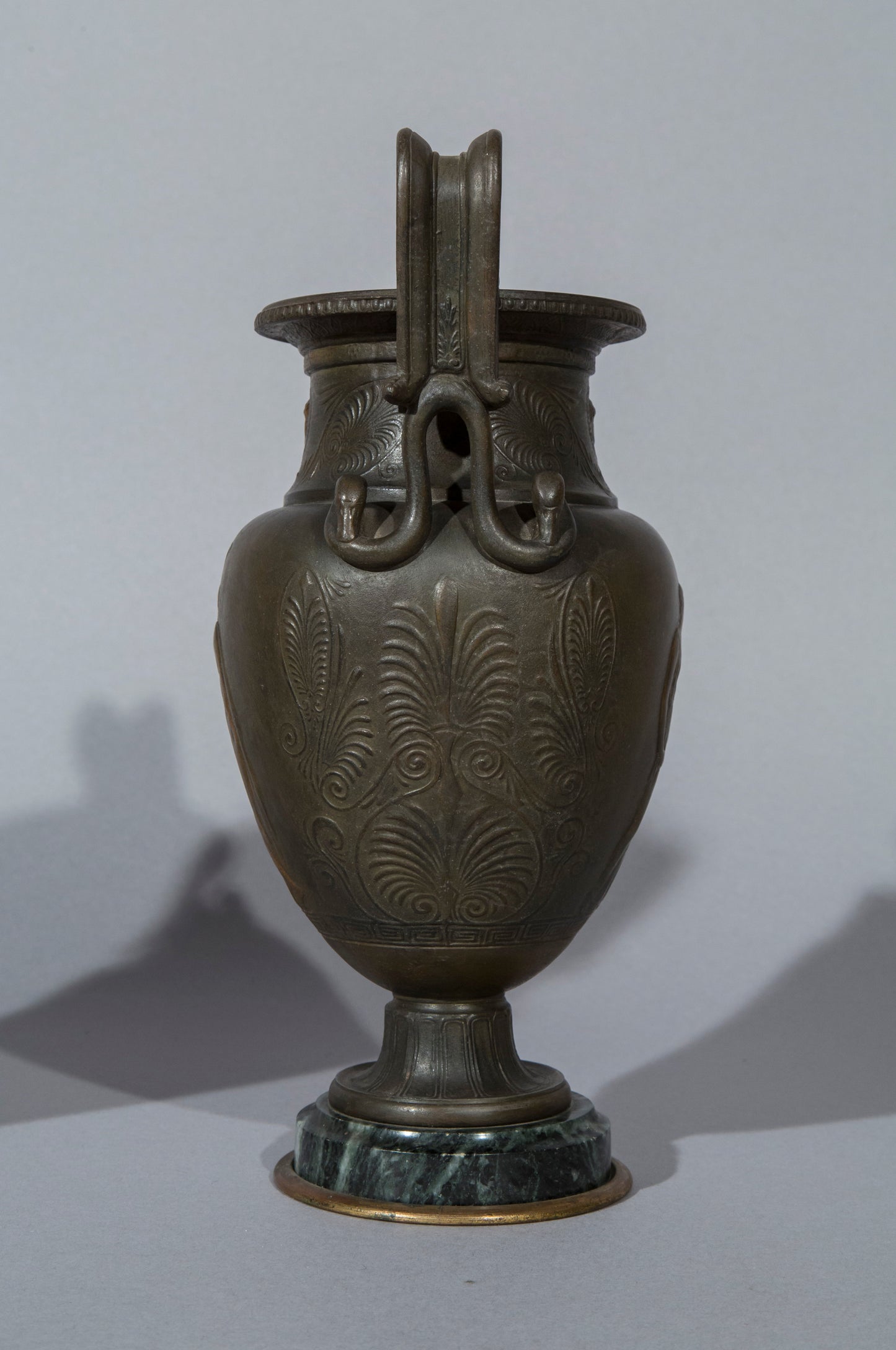 Pair of 19th Century Volute Krater Lamps