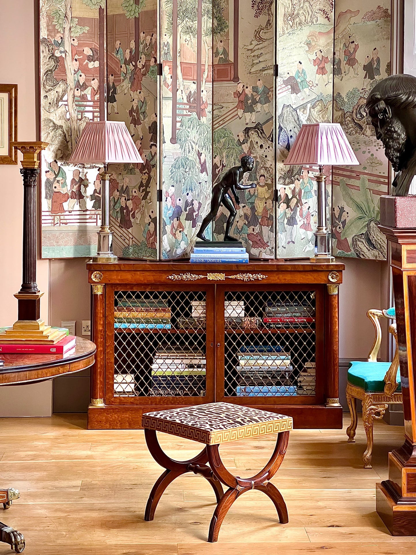 Regency Curule Stool