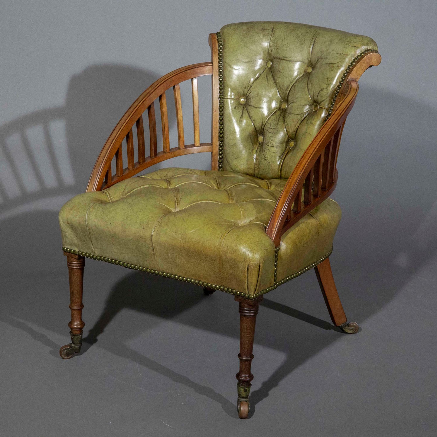 Unusual 19th Century Slipper Chair