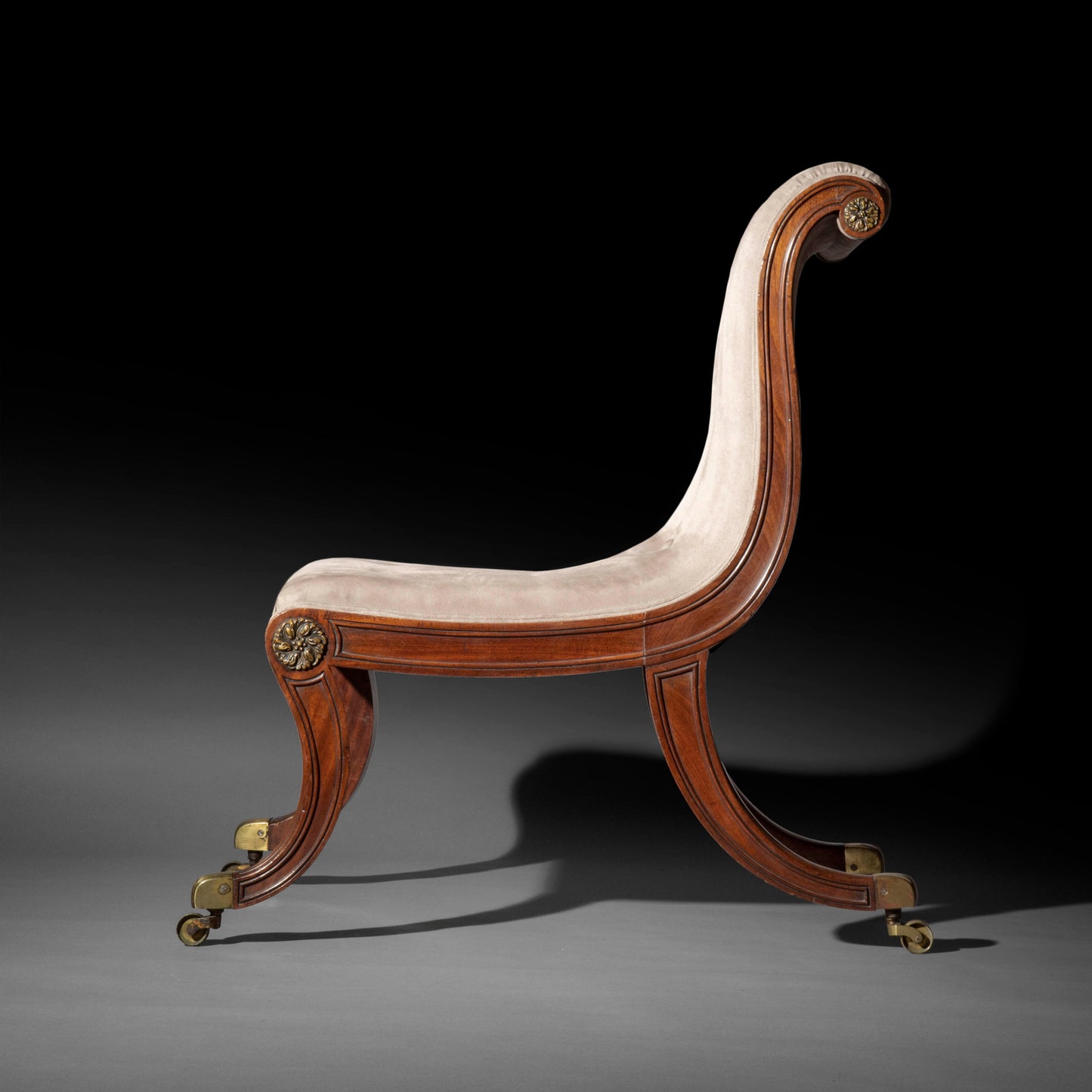 Pair of Regency Klismos Chairs, Designed by Thomas Hope