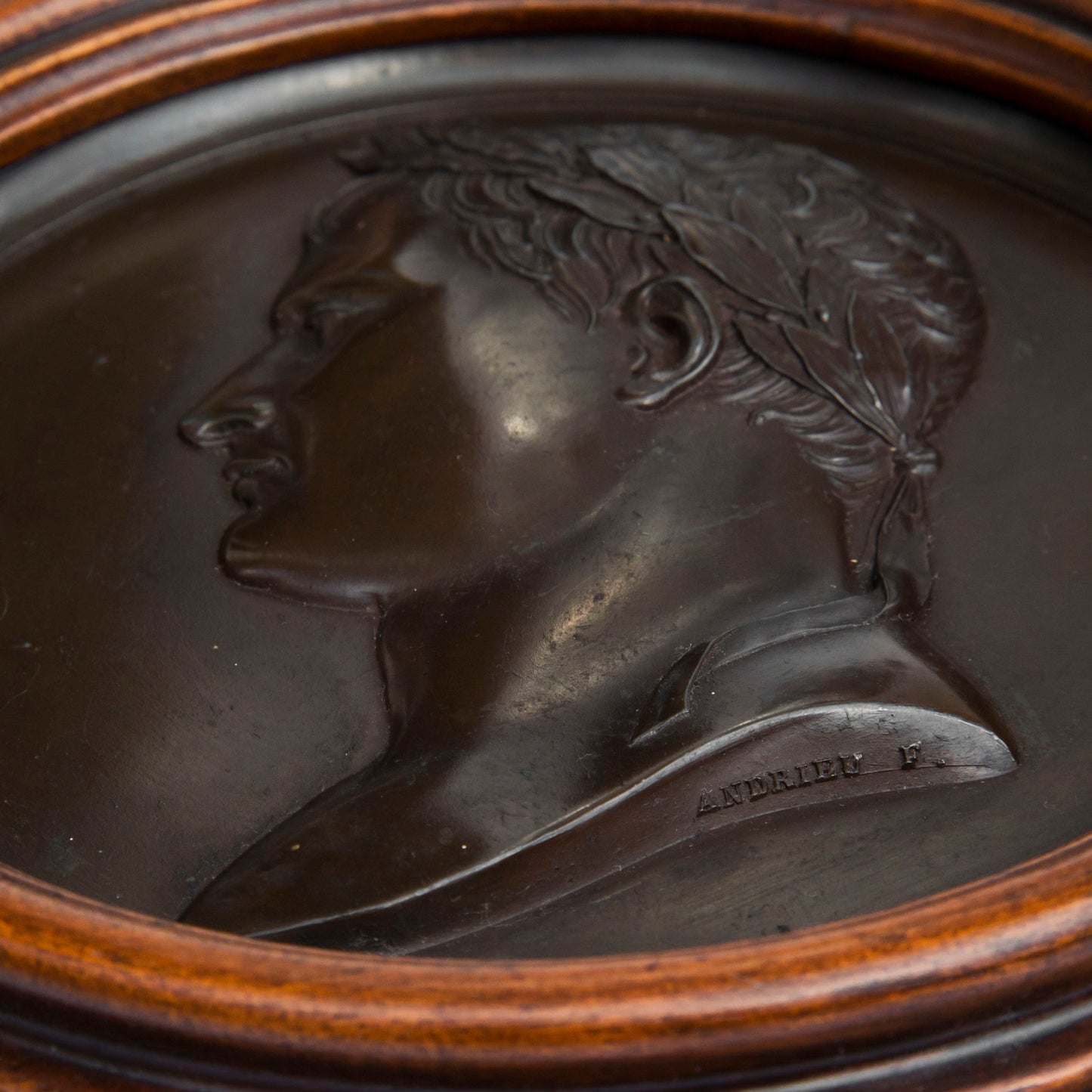 Emperor Napoleon Bonaparte, Early 19th Century 'Bronze' Relief Medallion