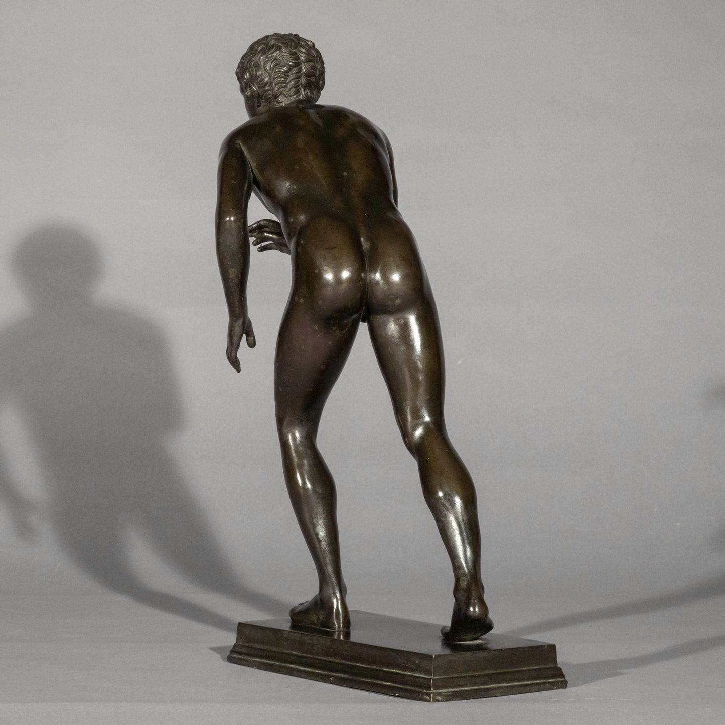 Grand Tour Bronze Figure of an Athlete