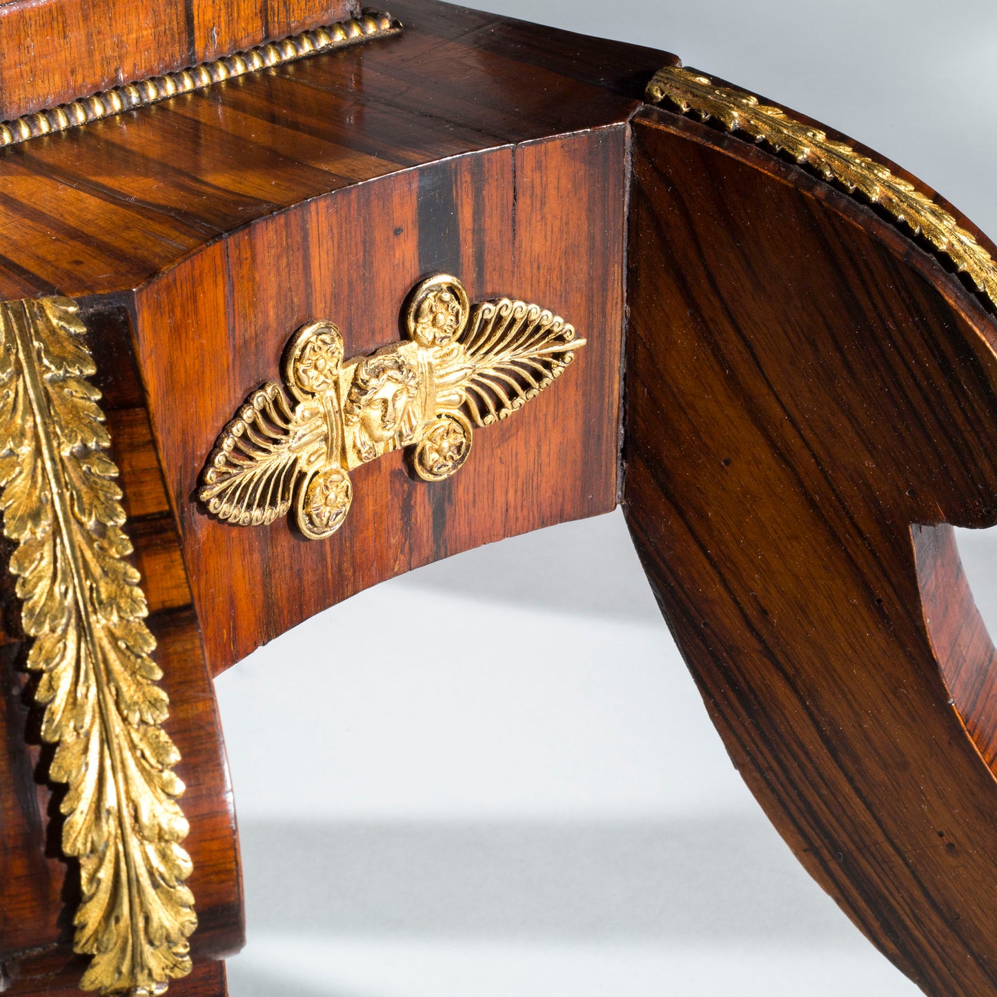 Regency Ormolu Mounted Calamander Card Table