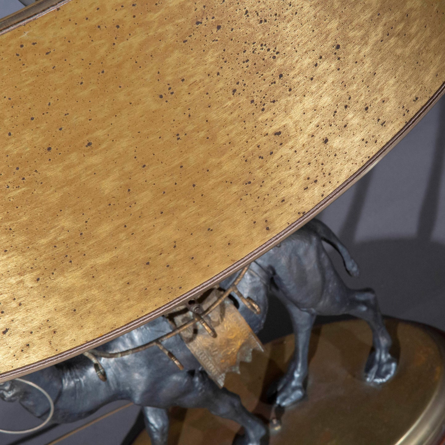 Unusual Napoleon III Camel Table Lamp