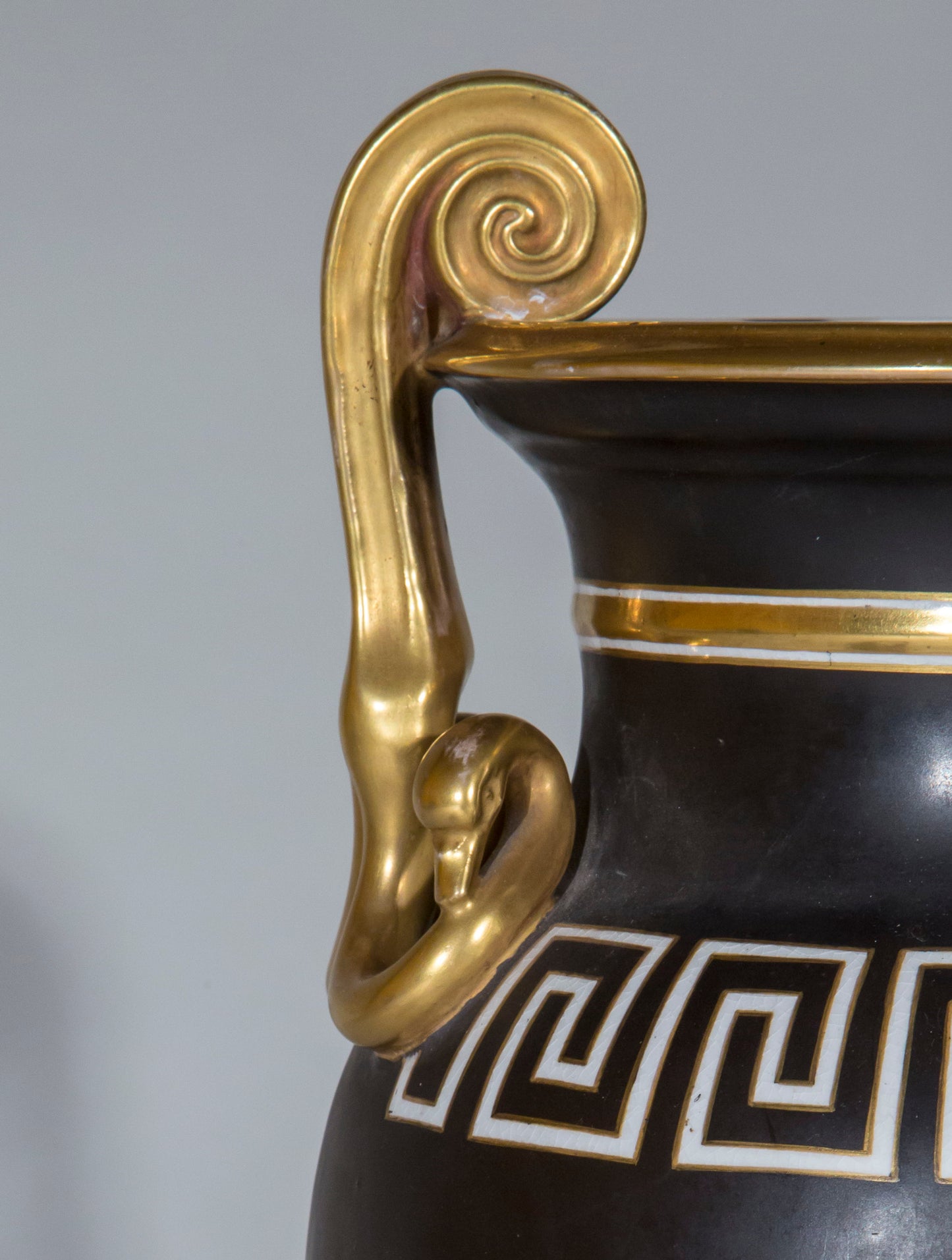 Pair of 19th Century Neoclassical Vase Lamps