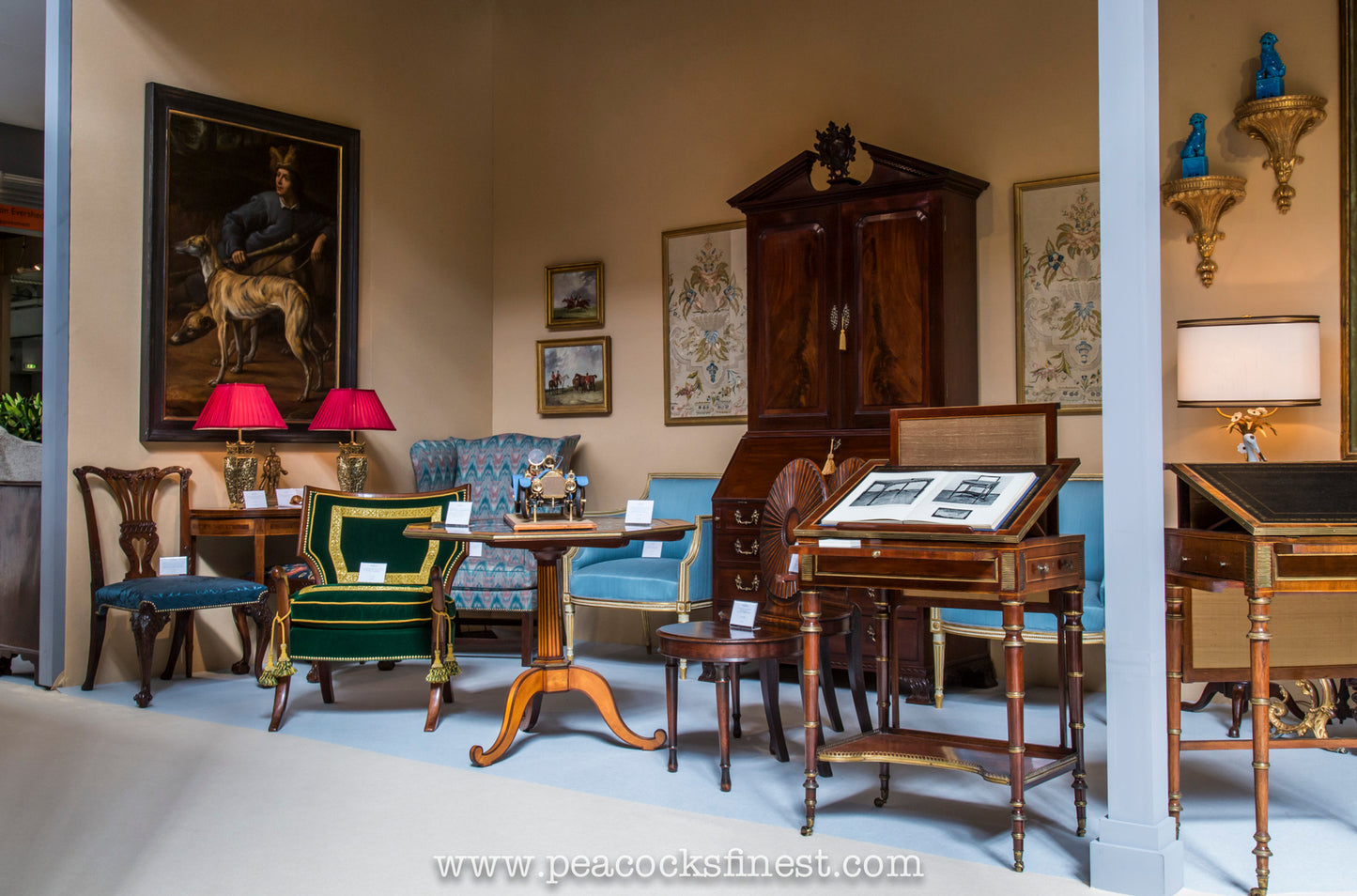 Rare Regency Officer's Klismos Armchair