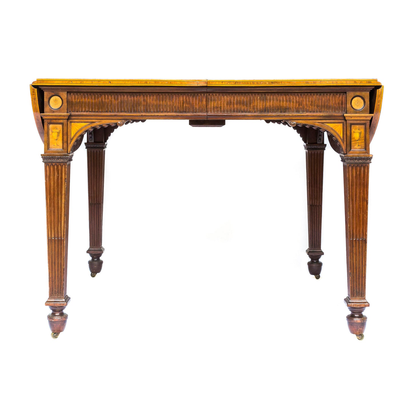 Exceptional Neoclassical Library Table by Howard & Sons