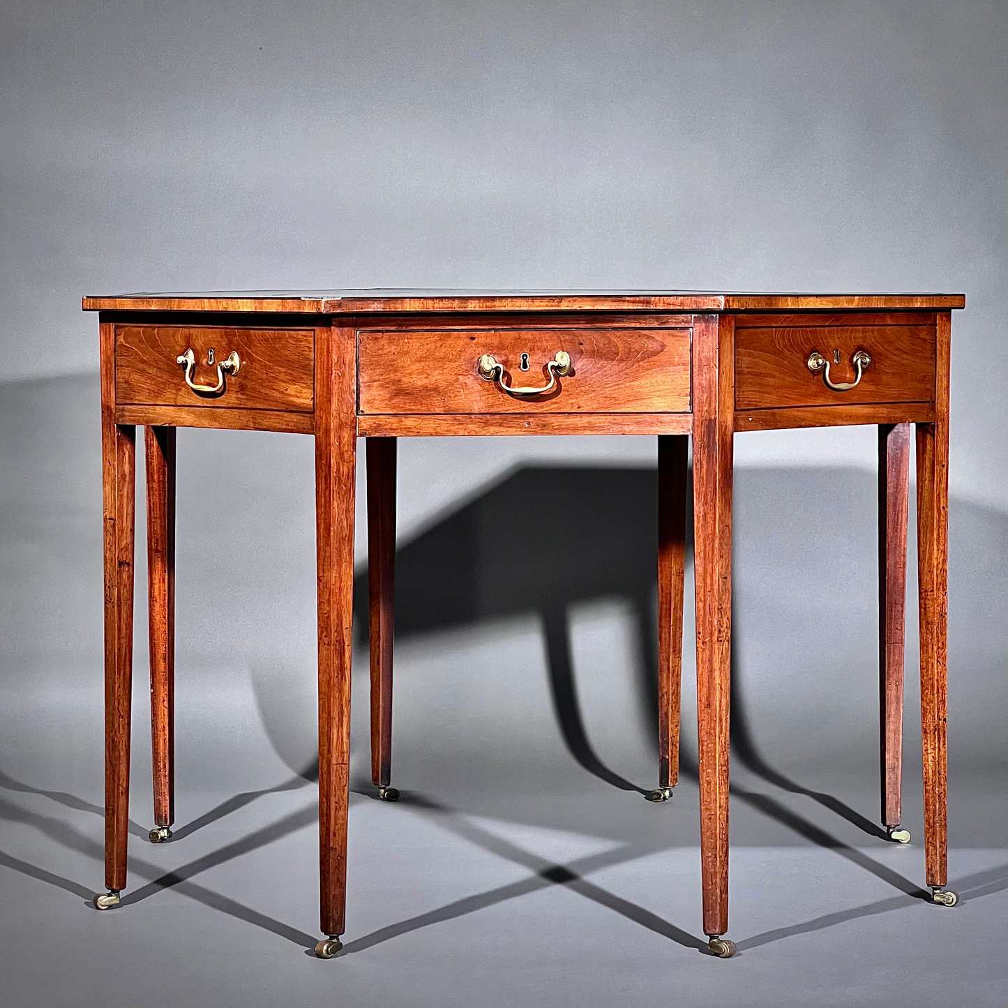 Unusual George III Octagonal Library Table