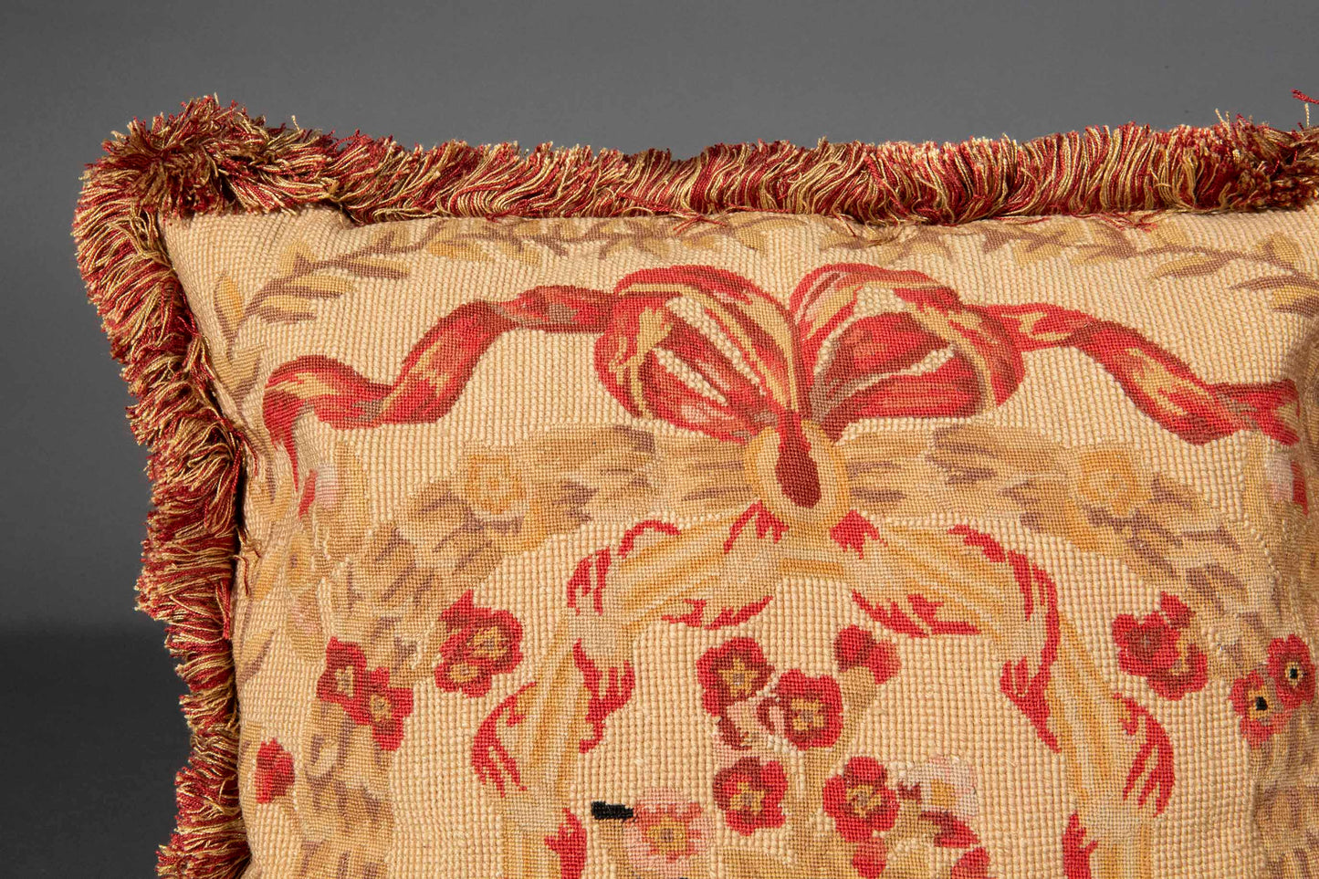 Pair of 19th Century Tapestry Cushions