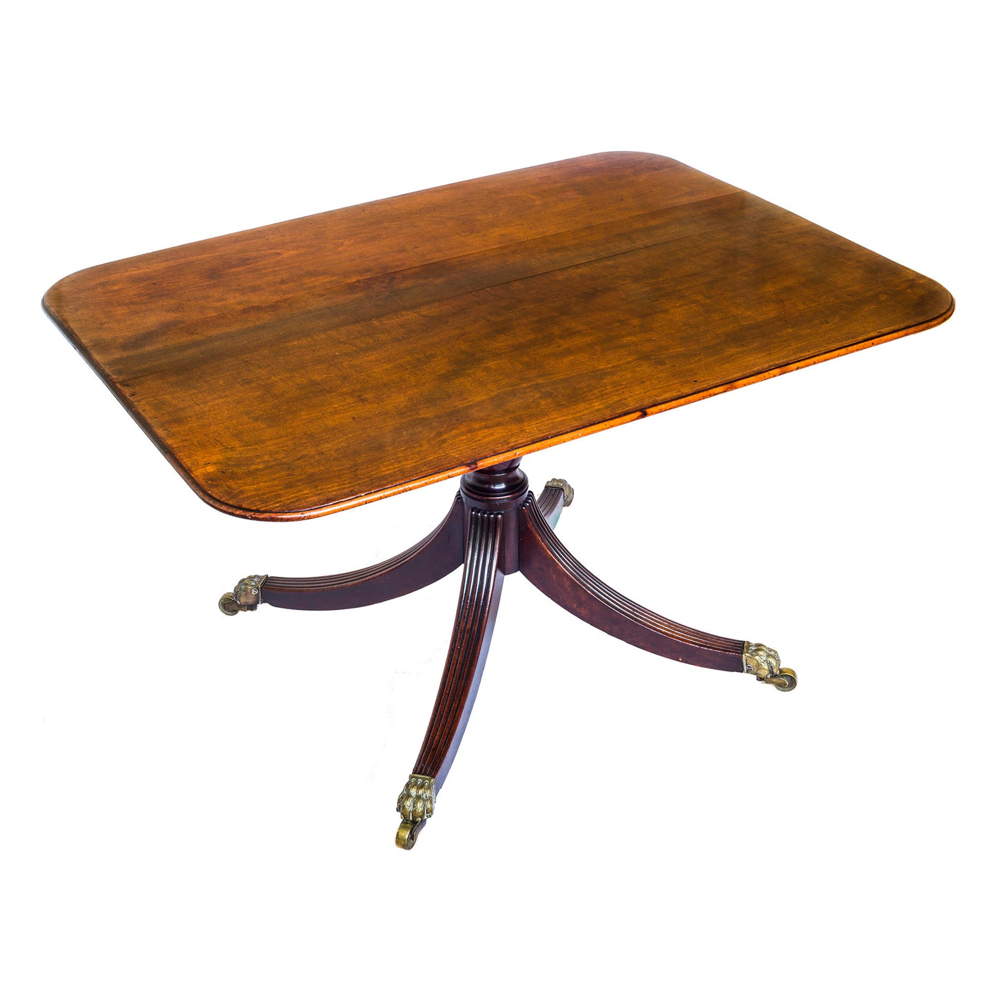 Fine George III Figured Mahogany Breakfast Table