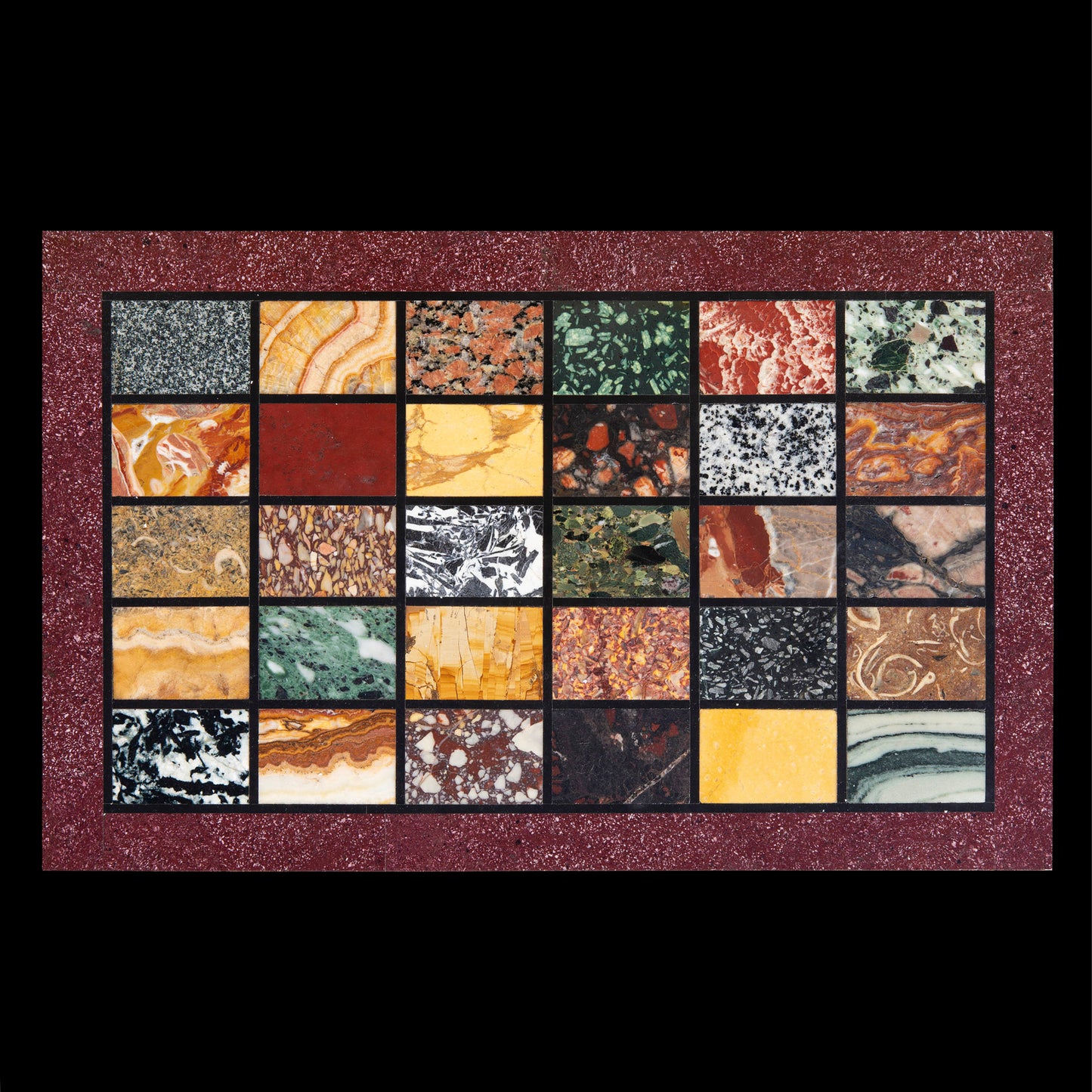Fine Grand Tour Specimen Marble Panel