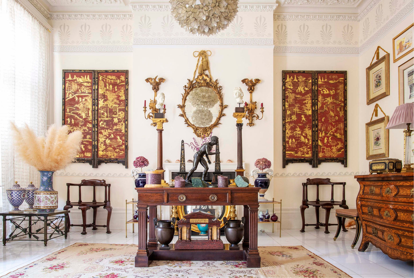 Neoclassical Console Table