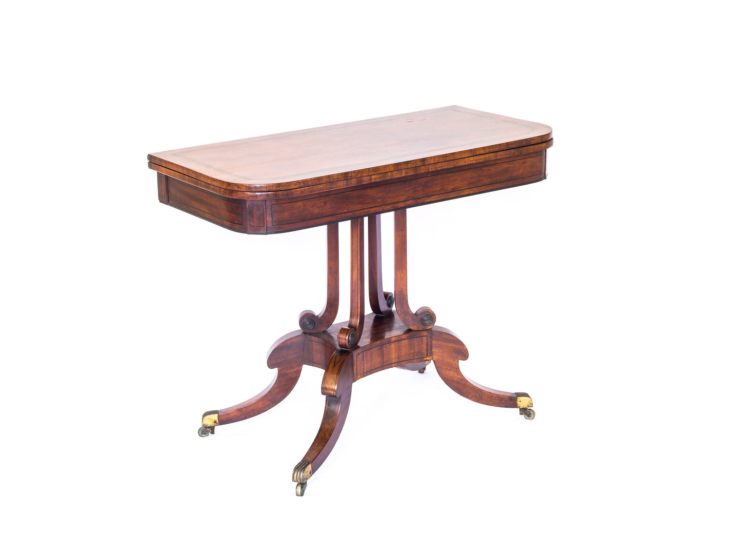 Regency Mahogany Card Table